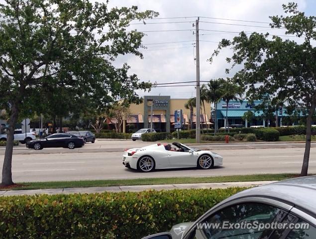 Ferrari 458 Italia spotted in Fort Lauderdale, Florida