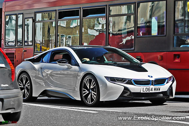 BMW I8 spotted in London, United Kingdom