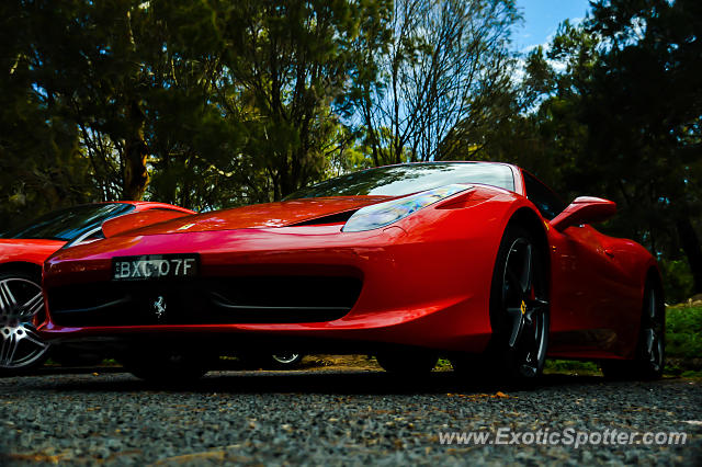 Ferrari 458 Italia spotted in Sydney, Australia