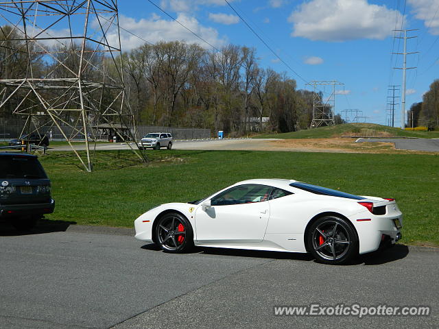Ferrari 458 Italia spotted in Chatham, New Jersey