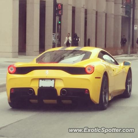 Ferrari 458 Italia spotted in Montreal, Canada