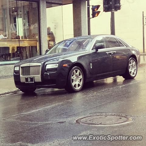 Rolls-Royce Ghost spotted in Montreal, Canada