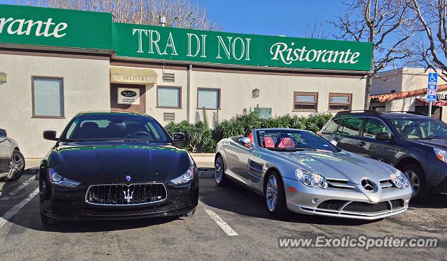 Mercedes SLR spotted in Malibu, California