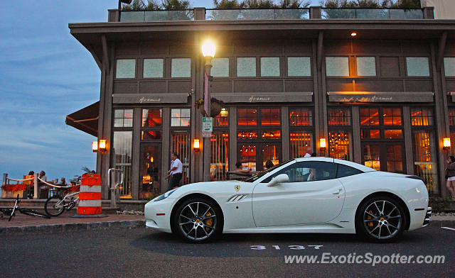 Ferrari California spotted in Long Branch, New Jersey