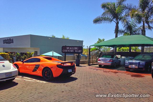 Mclaren 650S spotted in Malibu, California