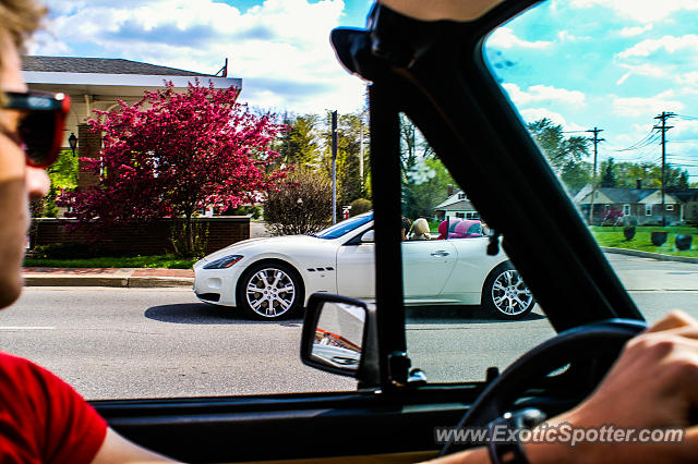 Maserati GranCabrio spotted in Fishers, Indiana