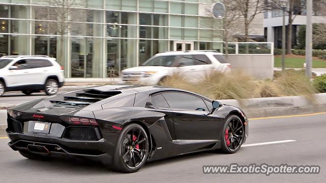 Lamborghini Aventador spotted in Atlanta, Georgia