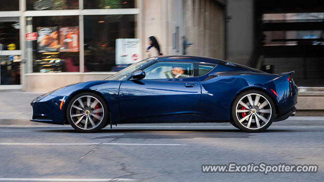 Lotus Evora spotted in Toronto, Canada