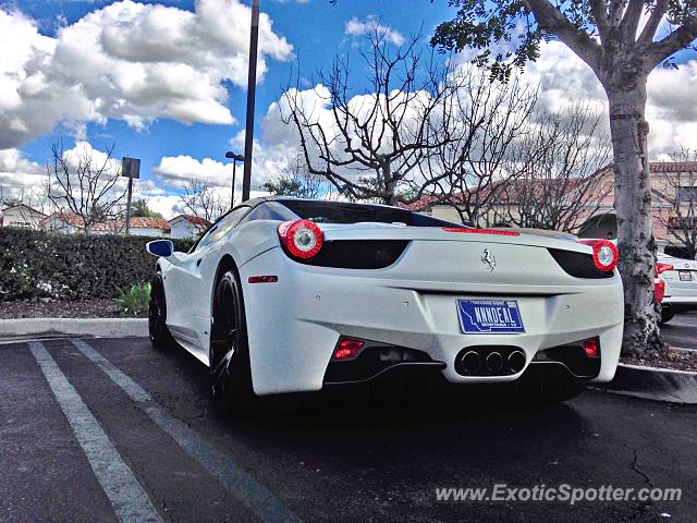 Ferrari 458 Italia spotted in Calabasas, California