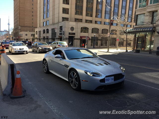 Aston Martin Vantage spotted in Toronto, Canada