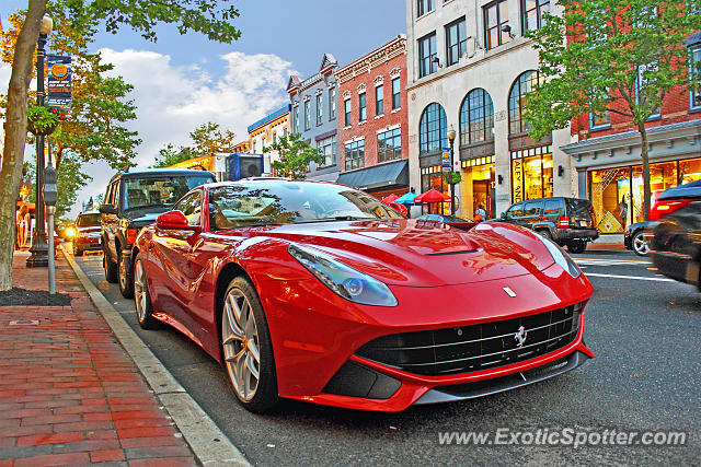 Ferrari F12 spotted in Red Bank, New Jersey