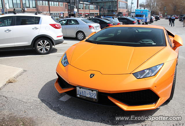 Lamborghini Huracan spotted in Toronto, Canada