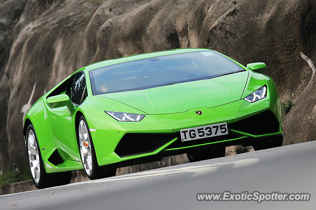 Lamborghini Huracan spotted in Hong Kong, China