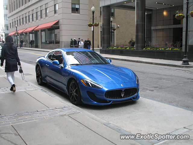 Maserati GranTurismo spotted in Boston, Massachusetts