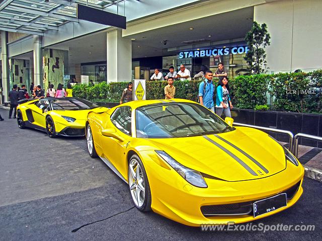 Ferrari 458 Italia spotted in Jakarta, Indonesia