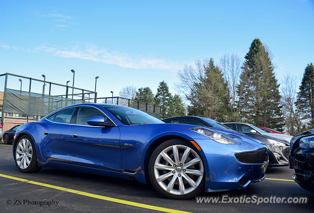 Fisker Karma spotted in Pittsford, New York