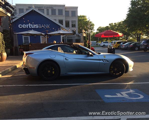 Ferrari California spotted in Charlotte, North Carolina