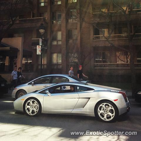 Lamborghini Gallardo spotted in Montreal, Canada