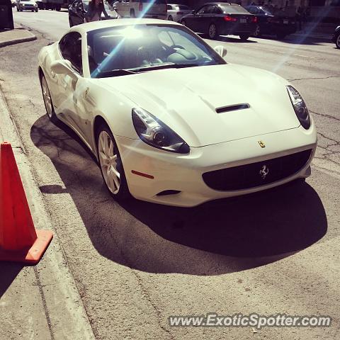 Ferrari California spotted in Montreal, Canada