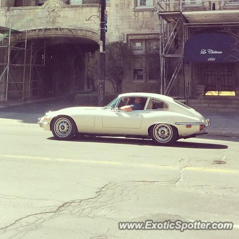 Jaguar E-Type spotted in Montreal, Canada