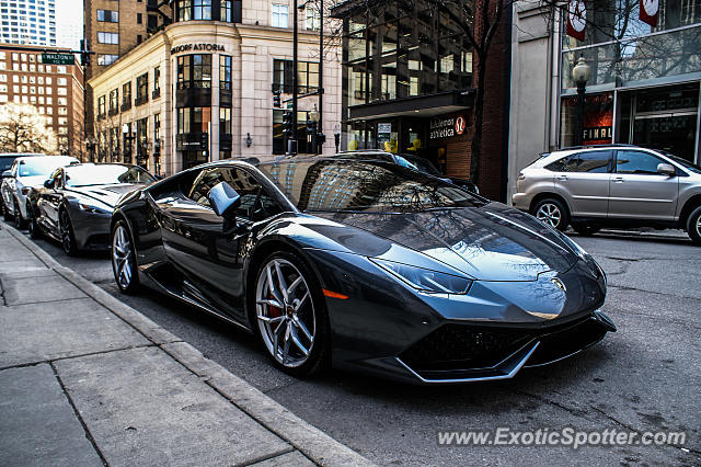 Lamborghini Huracan spotted in Chicago, Illinois