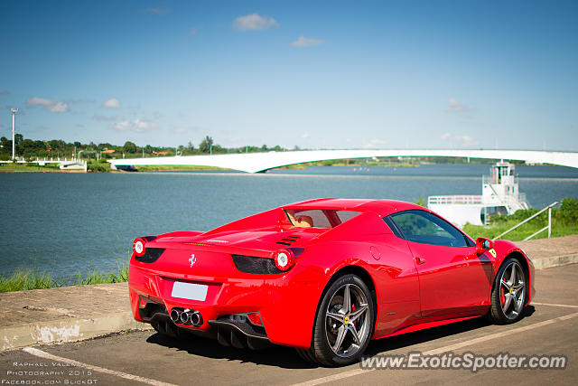 Ferrari 458 Italia spotted in Brasilia, Brazil