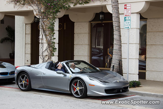 Ferrari 458 Italia spotted in Palm Beach, Florida