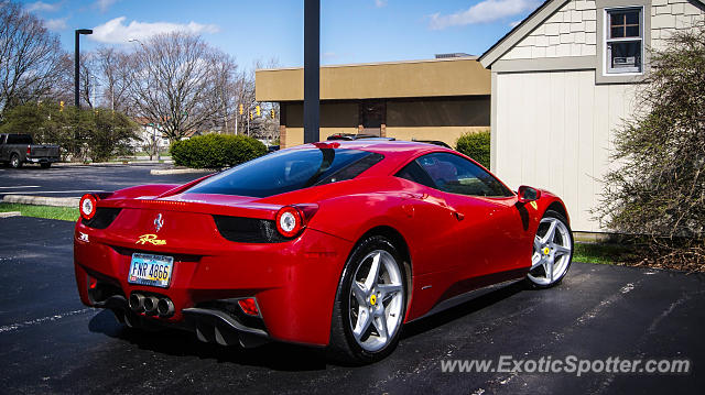 Ferrari 458 Italia spotted in Columbus, Ohio