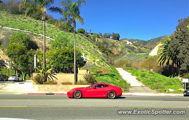 Ferrari 599GTB spotted in Malibu, California