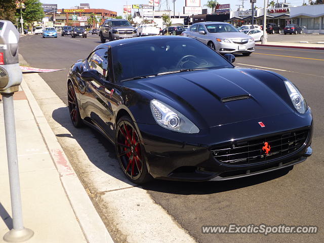 Ferrari California spotted in Tarzana, California