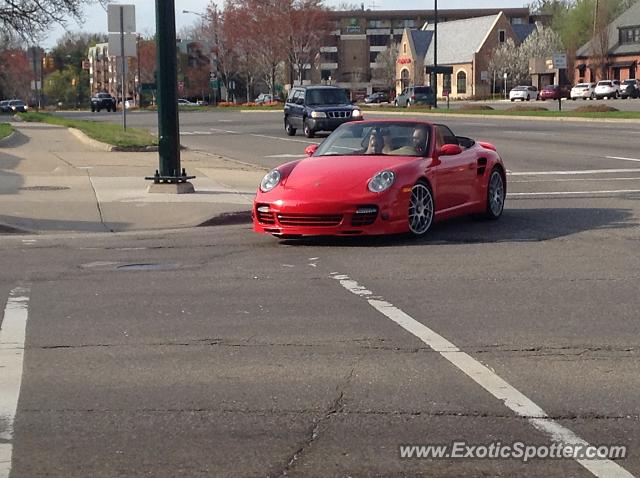 Porsche 911 Turbo spotted in Birmingham, Michigan