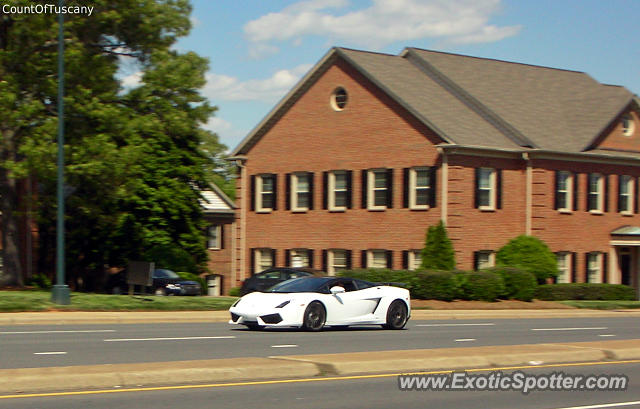 Lamborghini Gallardo spotted in Charlotte, North Carolina