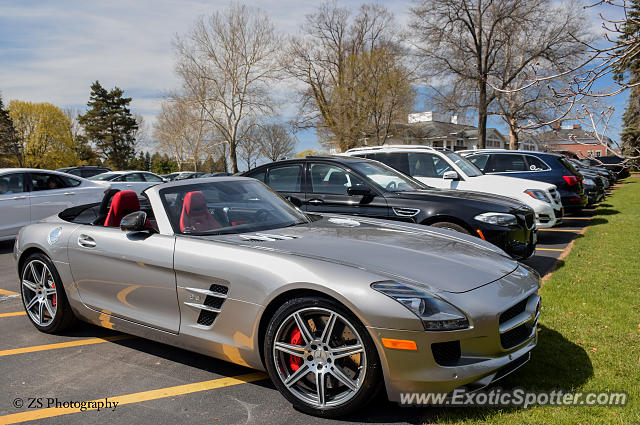 Mercedes SLS AMG spotted in Pittsford, New York