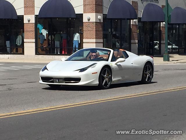 Ferrari 458 Italia spotted in Birmingham, Michigan