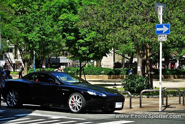 Aston Martin DB9 spotted in Osaka city,Osaka, Japan