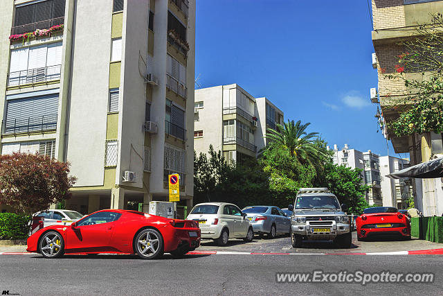 Ferrari 458 Italia spotted in Tel Aviv, Israel