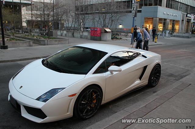 Lamborghini Gallardo spotted in Toronto, Canada