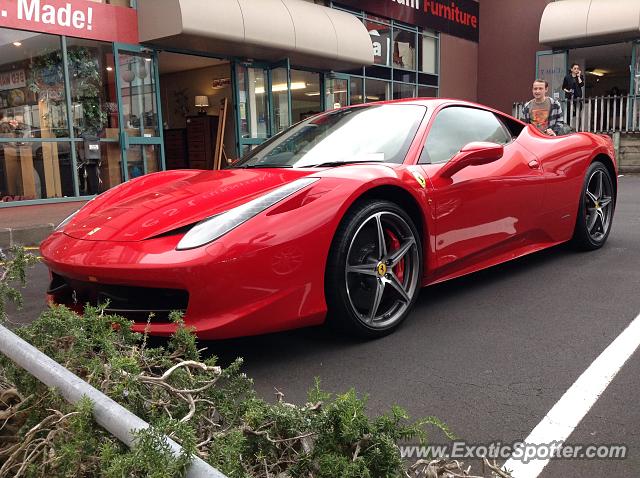 Ferrari 458 Italia spotted in Auckland, New Zealand