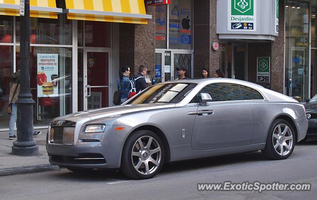 Rolls-Royce Wraith spotted in Montreal, Canada