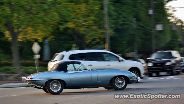 Jaguar E-Type spotted in Atlanta, Georgia