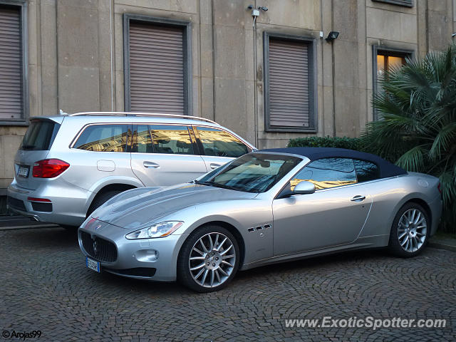 Maserati GranCabrio spotted in Milano, Italy