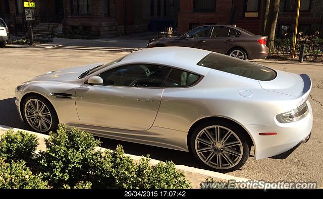 Aston Martin DBS spotted in Chicago, Illinois