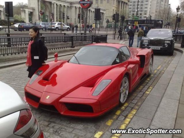 Ferrari Enzo spotted in London, United Kingdom