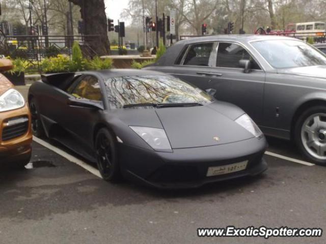 Lamborghini Murcielago spotted in London, United Kingdom