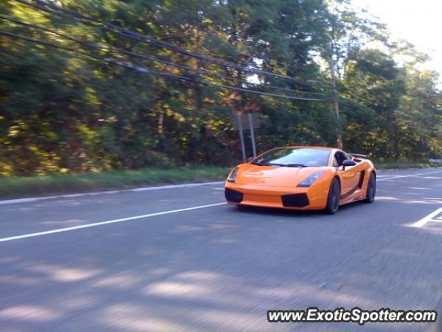 Lamborghini Gallardo spotted in West Milford, New Jersey