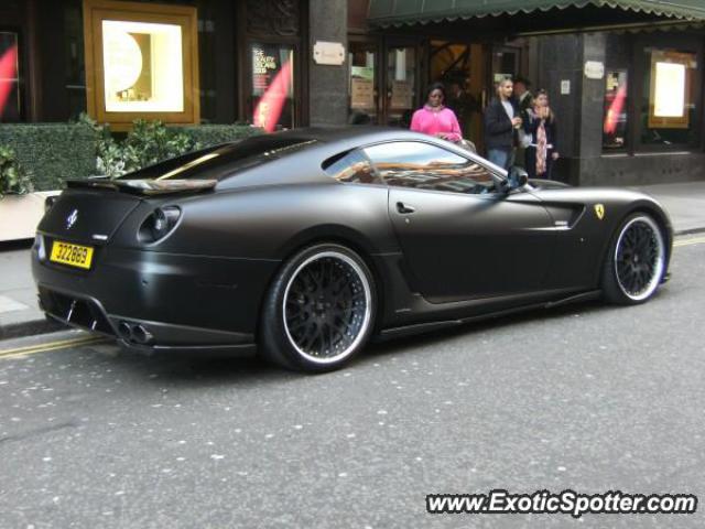 Ferrari 599GTB spotted in London, United Kingdom