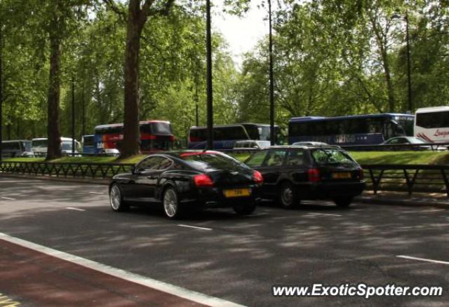 Bentley Continental spotted in London, United Kingdom