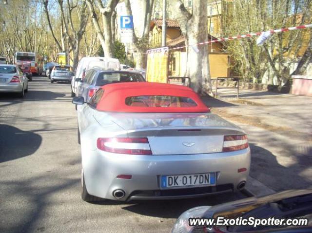 Aston Martin Vantage spotted in Rome, Italy