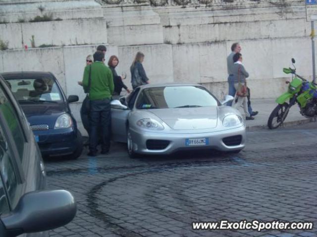 Ferrari 360 Modena spotted in Rome, Italy