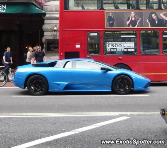 Lamborghini Murcielago spotted in London, United Kingdom